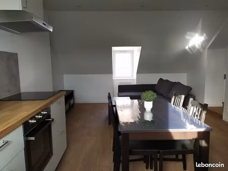 appartement t2 meublé avec petit jardin