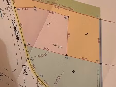 terrains viabilisés à partir de 629 m2