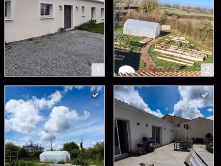 maison récente de plein pieds a châtillon-sur-thouet