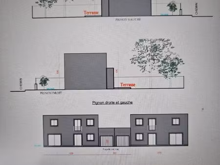 terrain avec 2 maisons individuelles en cours de construction 81800 rabastens