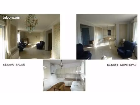 appartement t4 plus bureau en rdc