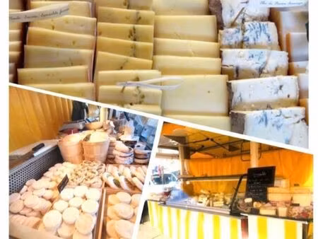 tournée marché + camion + remorque