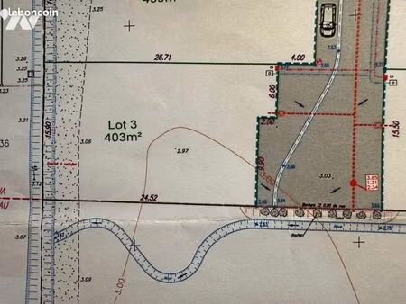 terrain 407 m² st michel en l herm