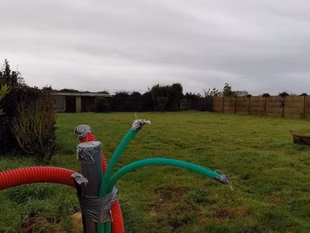 vends terrain viabilisé