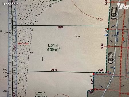 terrain 459 m² st michel en l herm