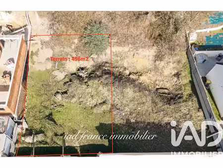 vente terrain 496 m² villennes-sur-seine (78670)