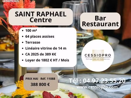 bar-restaurant 100 m² saint-raphaël