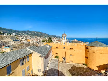 vente appartement duplex 6 pièces citadelle de bastia vue mer