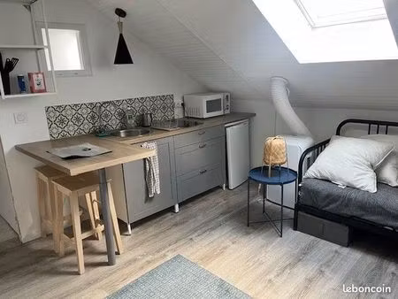 ? superbe studio meublé hypercentre (martroi/halles) - climatisé  lit double