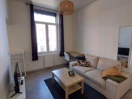 location meublée 32 m2 centre ville roubaix