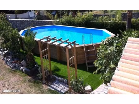 maison avec jardin et piscine