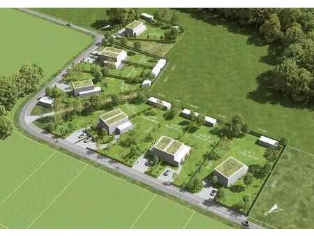 terrain à bâtir  orienté sud