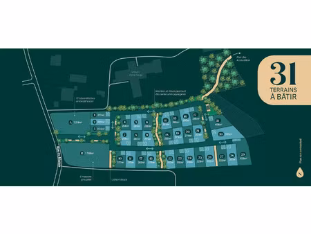 vente terrain 274 m² givrand (85800)