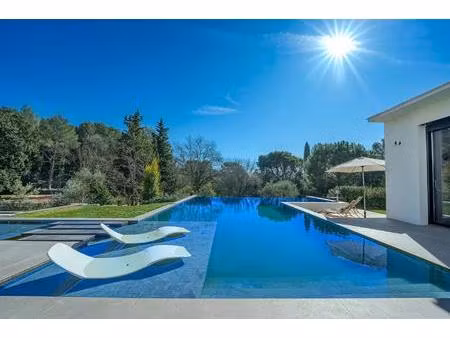 roquefort les pins - villa contemporaine neuve au calme absolu