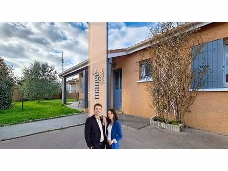 maison - plain pied - 4 chambres - garage - buanderie - jardin - piscine