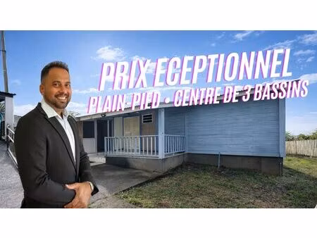 emplacement & juste prix — maison plain-pied 95 m² + varangue