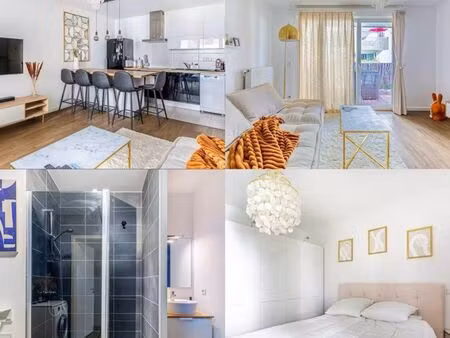 location t2 meublé avec parking et piscine