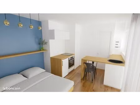 studio meublé 18 m2