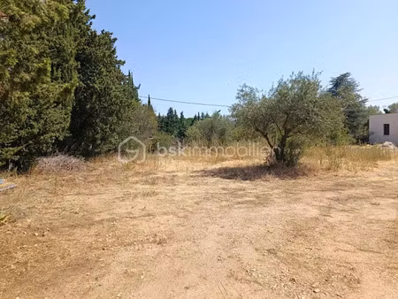 vente terrain 981 m² à castillon-du-gard (30210)  156 000 €