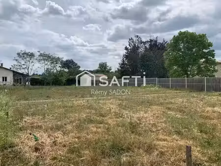 vente terrain à batir 881 m² à avensan (33480)  135 000 €