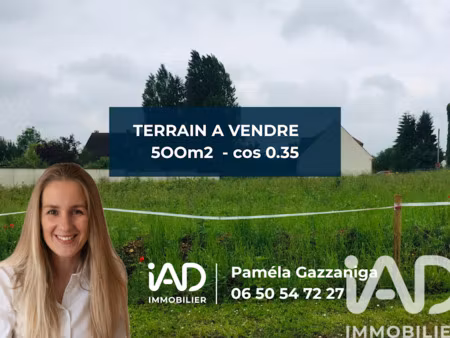 vente terrain 500 m² à boissise-la-bertrand (77350)  160 000 €