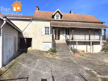 maison en pierre à rénover avec grange sur terrain de 4938m2