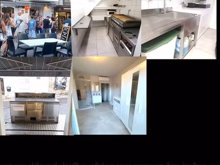 local commercial  dans maison de village rue piétonne greoux les bains