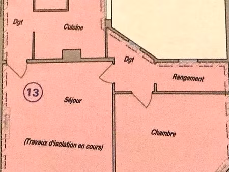 appartement 50m en renovation