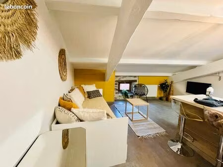 joli studio dans maison ardéchoise