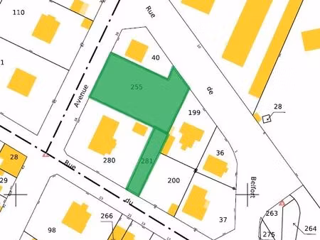 vente terrain constructible