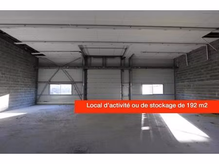 local d'activité douvres la délivrande 192 m2 + 3 places de parking