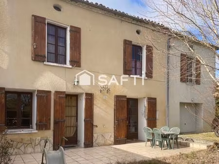 maison spacieuse et lumineuse à vendre à barbaste – 125 m²  5 ch.  avec grand jardin de 10