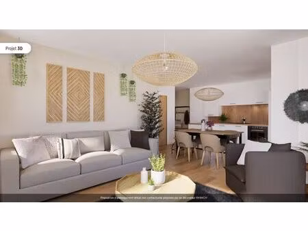 vente appartement 2 pièces 44 m² morillon (74440)