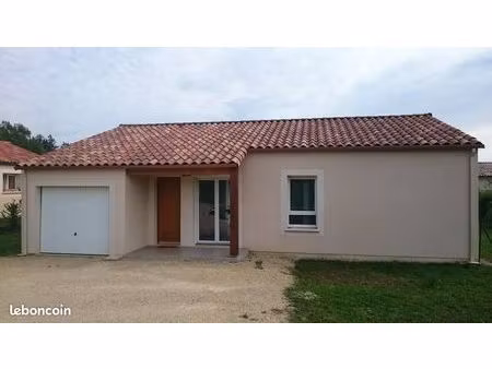 maison lumineuse 3 chambres avec jardin – vue dégagée plein sud à catus