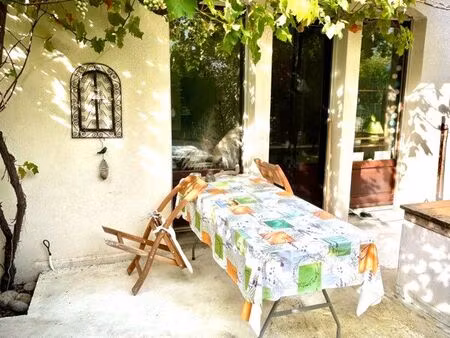 t2 meublé - terrasse - parking. fontaine limite grenoble