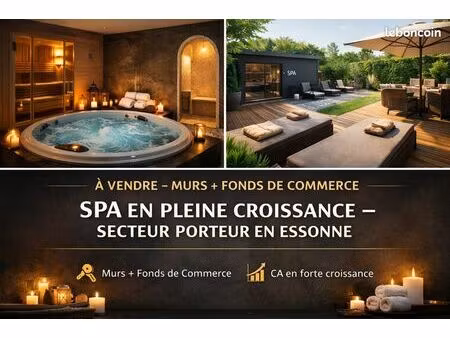 à vendre – murs + fonds de commerce d’un spa en pleine croissance – secteur porteur en ess