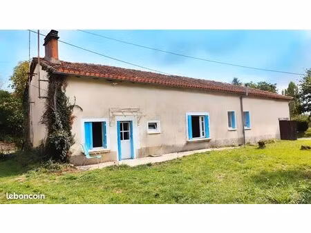 maison plain-pied  atelier  petit jardin terrasse