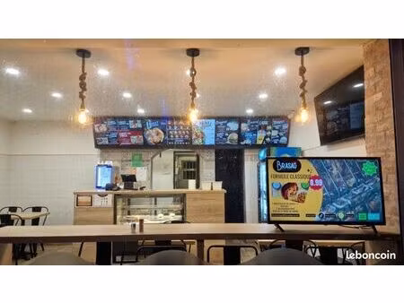 fond de commerce restaurant fast food