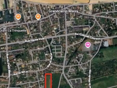 terrain 324 m² grandcamp maisy