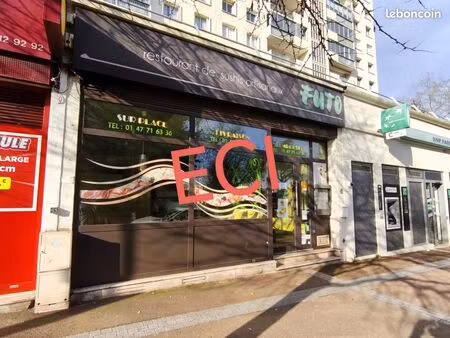 fonds de commerce restaurant 55 m²