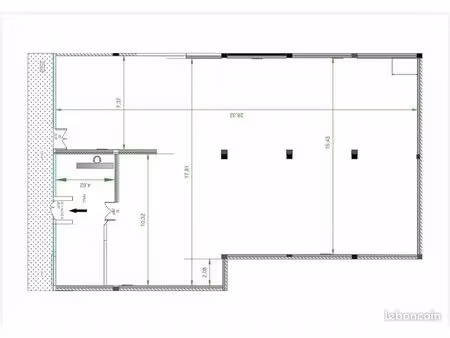 murs commerciaux 478 m² asnieres sur seine