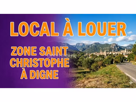 location locaux professionnels 480 m² à digne-les-bains (04000)  4 500 €