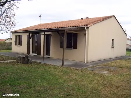 pavillon plain pied  t4  très proche cognac