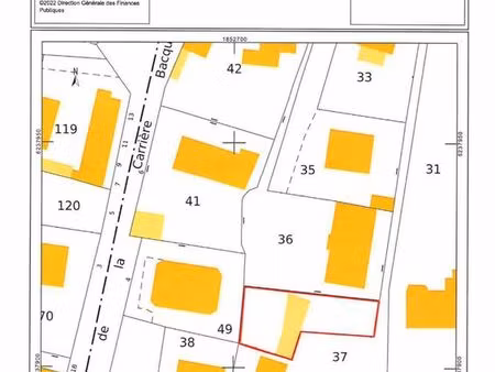terrain 350 m² dijon