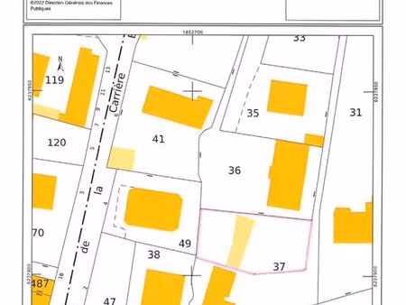 terrain 450 m² dijon