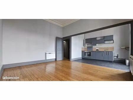 direct propriétaire appartement t2 48m2 1er étage avec balcon proche gare périgueux