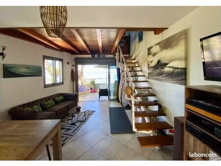 duplex lagon étang salé les bains