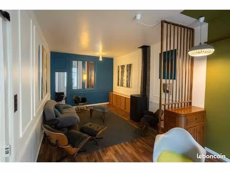 charmante maison rénovée de 140 m² avec jardin  au cœur de saint-dizier-leyrenne