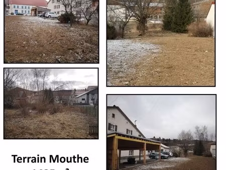 mouthe - terrain 1435m2 (dont 600m2 constructible viabilisé)