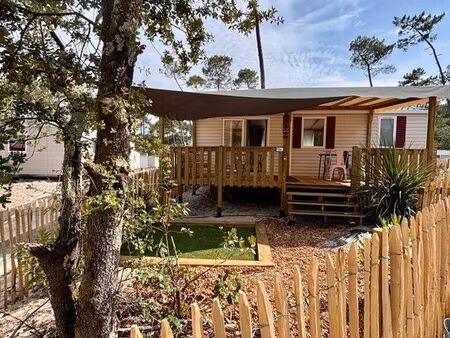 beau mobil home 2 chambres terrasse et jardin